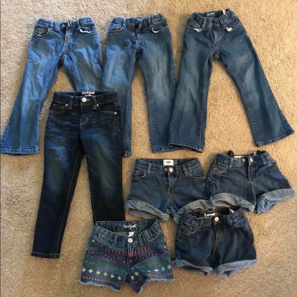 Little girls 4/4t denim lot